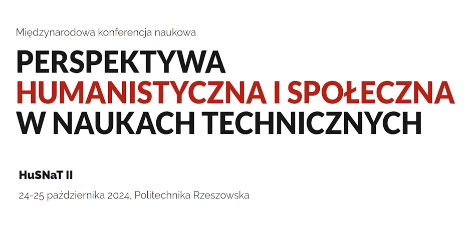 HuSNaT II  24-25 października 2024, Politechnika Rzeszowska