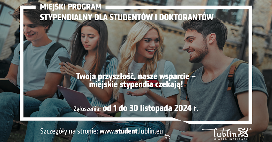 Miejski program stypendialny dla studentów i doktorantów na rok akademicki 2024/2025